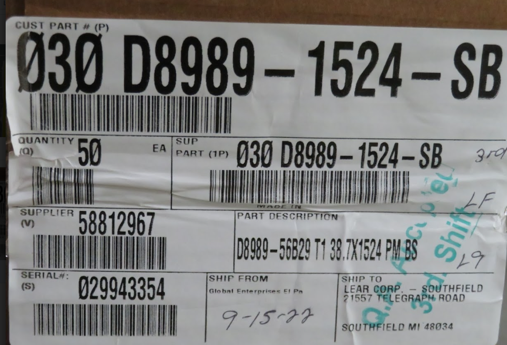 030 D8989-1524-SB