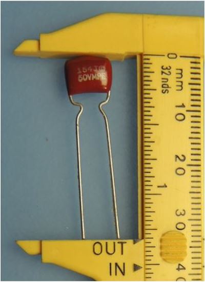 .15uF 50V 5% Film Capacitors