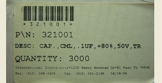 0.1uF 50V X7R MLCC - Leaded