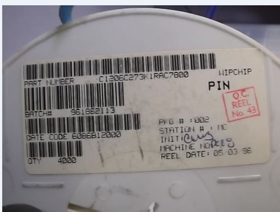 KEMET ELECTRONICS C1206C273K1RAC7800 C1206C273K1RAC 194518