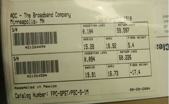 ADC FPC-SPST/PSC-S-1M  250603
