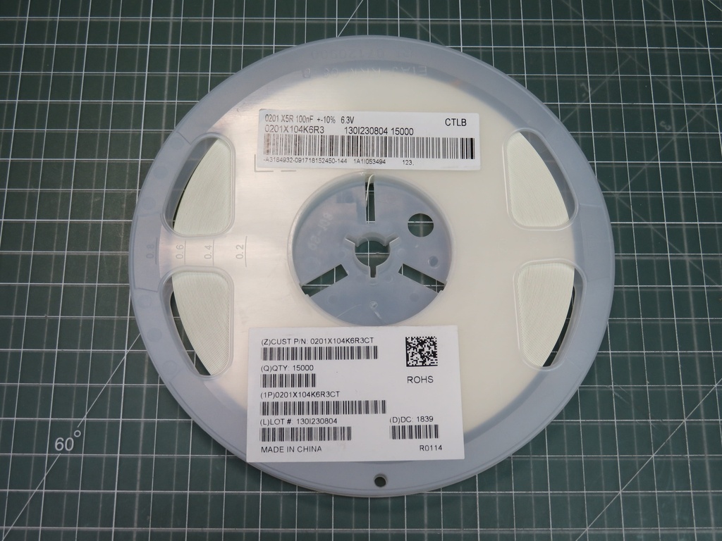 0201X104K6R3CT