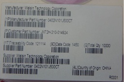 [479182] 0402N101J500CT