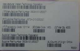 [479184] 0603N101J500CT