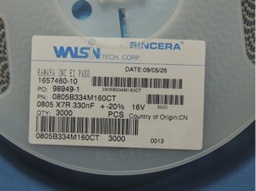 [386630] 0805B334M160CT