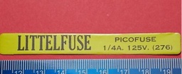 [359169] 1/4A-125V(276)