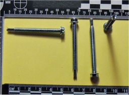 [396841] 10-24 X 2 Slotted Hex Washer Head Machine Screw