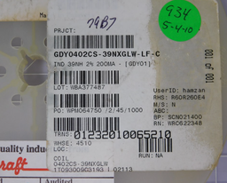 [X93189] 0402CS-39NXGLW